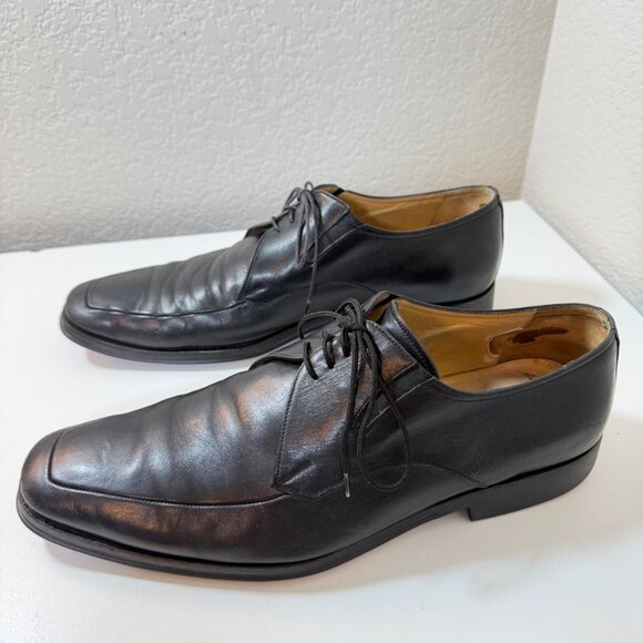 Bruno Magli Ranuncolo Men\'s Black Leather Lace Up Derby Shoes Size 10.5 M Bruno Magli | Shoes | Bruno Magli Mens Ranuncolo Black  main image 2